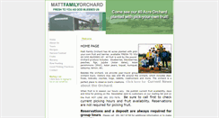 Desktop Screenshot of mattfamilyorchard.com